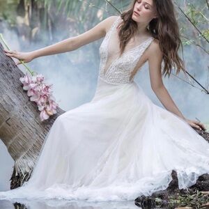 Willowby By Watters Philomena Bridal Gown Size 2 in Nectar NEW W/ TAGS UNALTERED